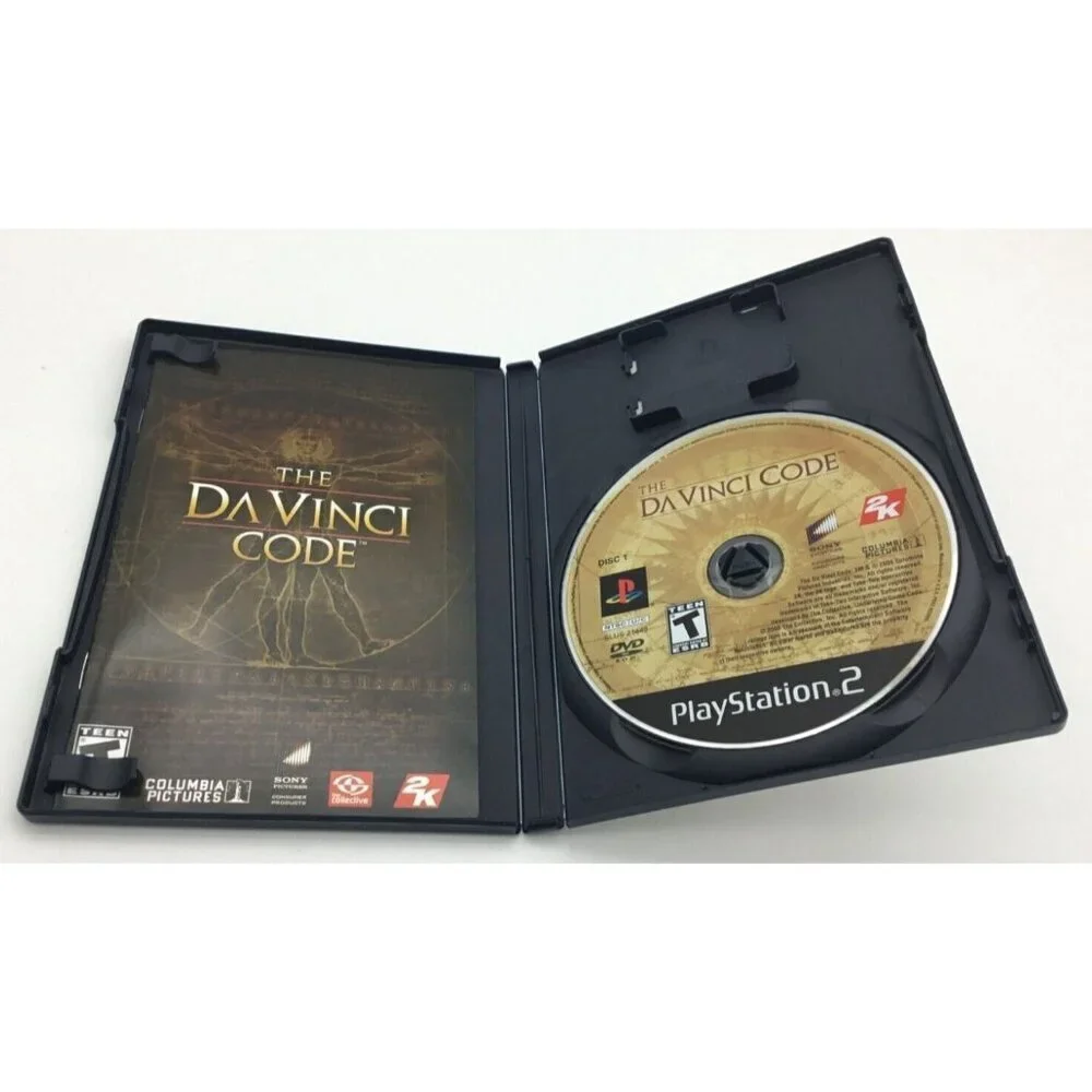 2K & Sony Pictures PlayStation2 The Da Vinci Code Video 2006 Game Rated Teen